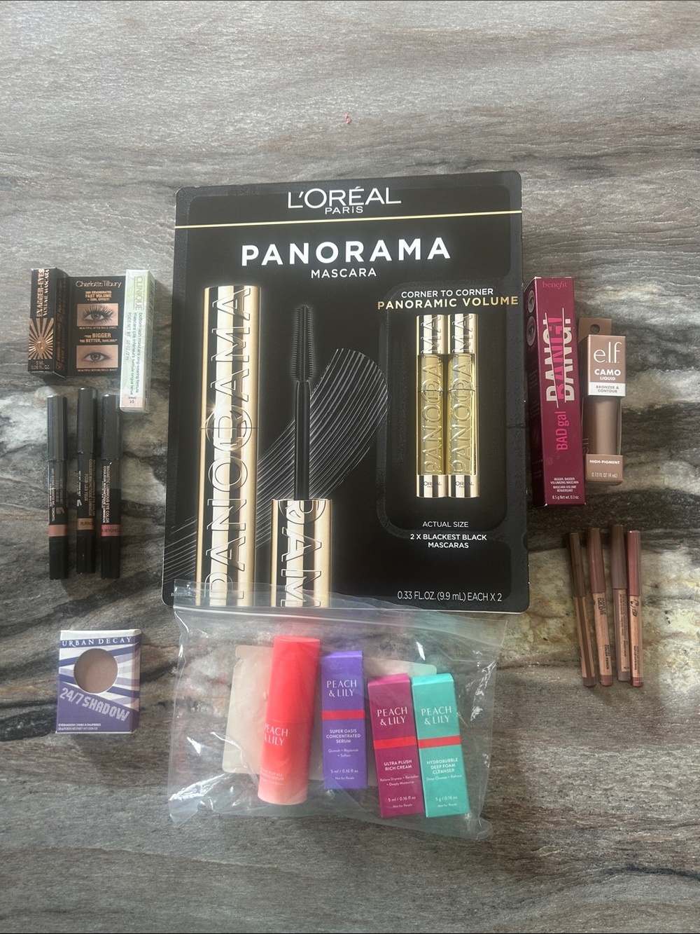 NEW - Assorted Makeup. Full Size and Trial Sizes. Descriptions Below